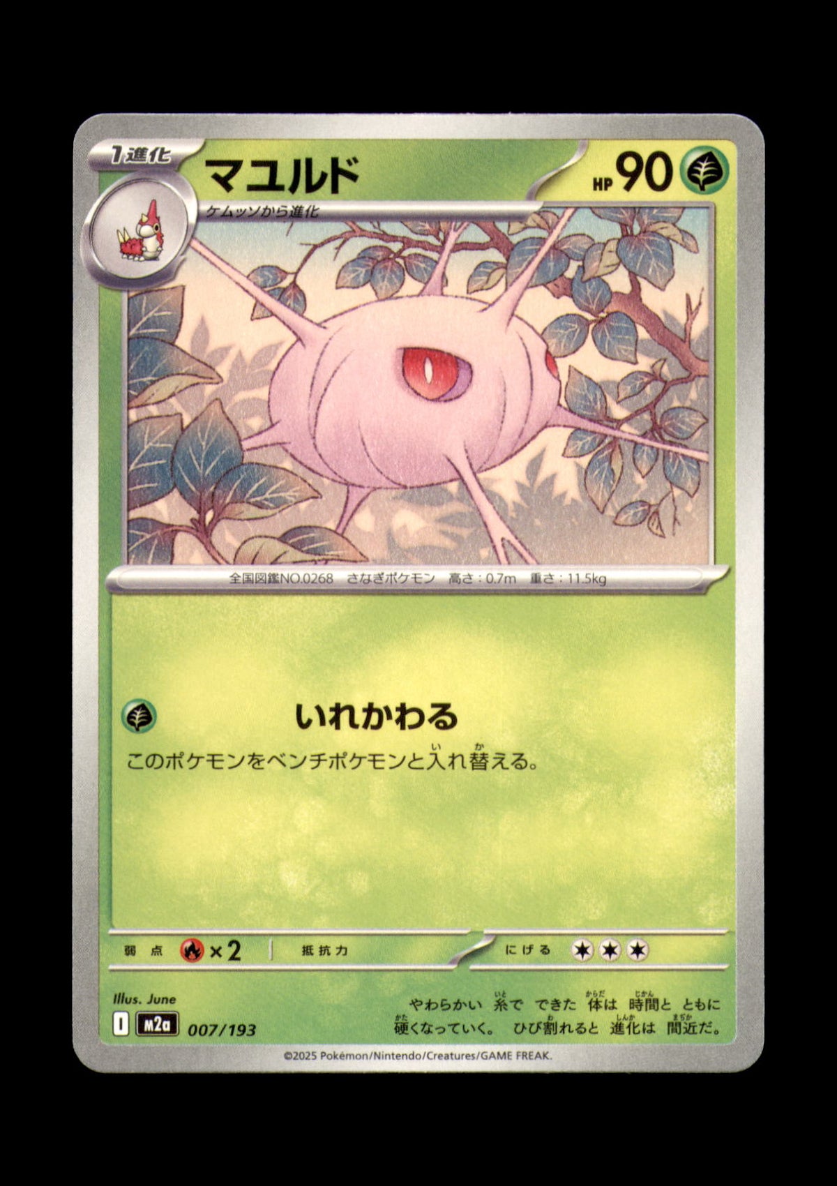 Cascoon Non-Holo M2a: High Class Pack: MEGA Dream ex 007/193 NM