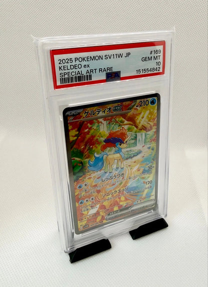 Keldeo EX SAR 169/086 Japanese White Flare PSA10 JPN